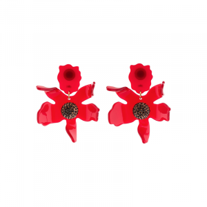 LELE SADOUGHI red lily earrings