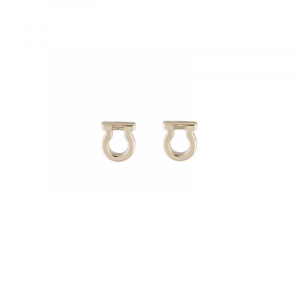 SALVATORE FERRAGAMO Gancino Stud Earrings