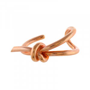 Balenciaga rose gold knot bracelet