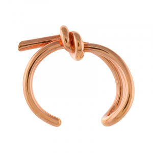 Balenciaga rose gold knot bracelet