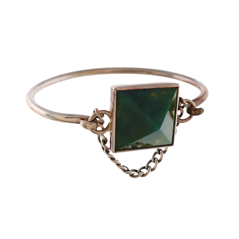 MANIA MANIA stone pyramid bracelet